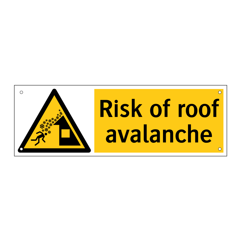Risk of roof avalanche