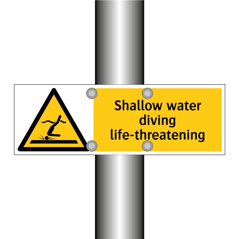 Shallow water diving life-threatening