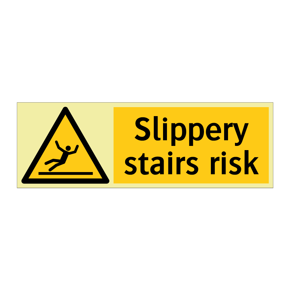 Slippery stairs risk