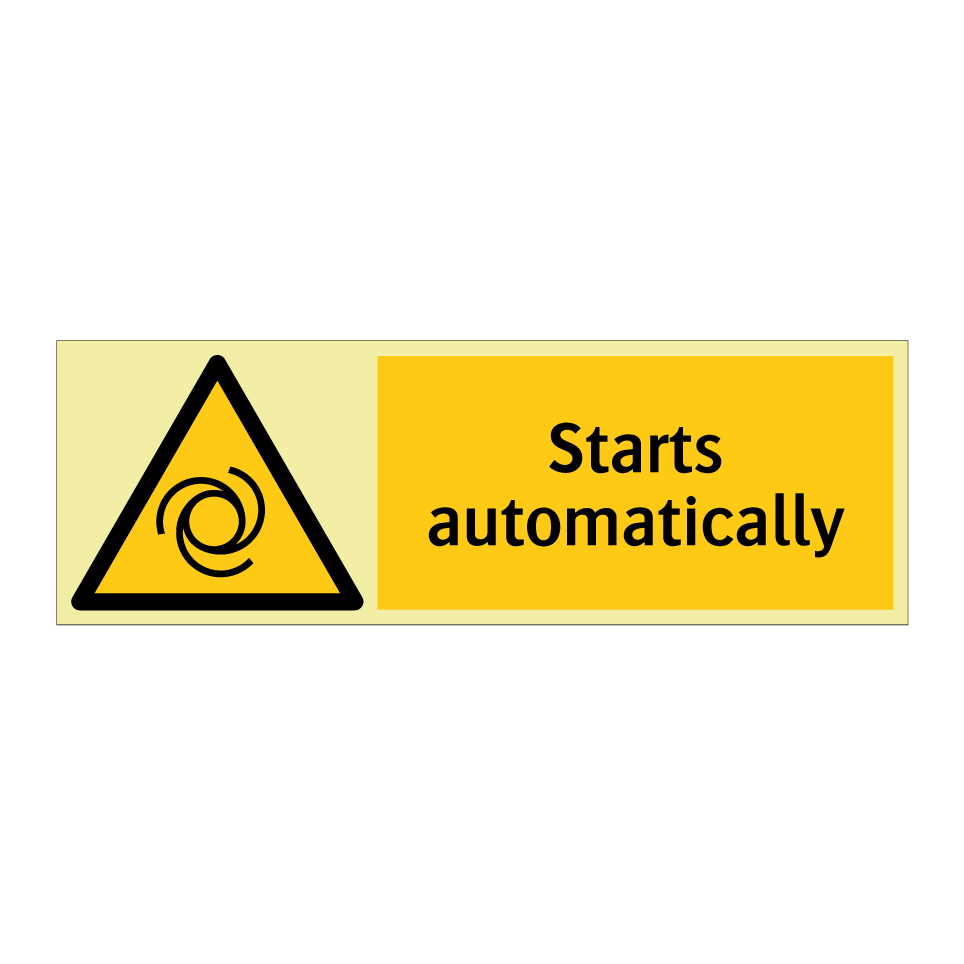 Starts automatically