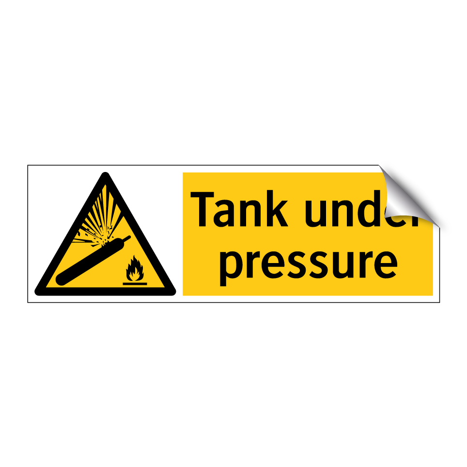 Tank under pressure