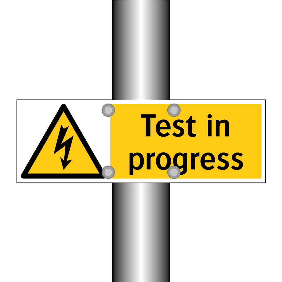 Test in progress