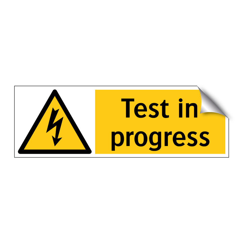 Test in progress