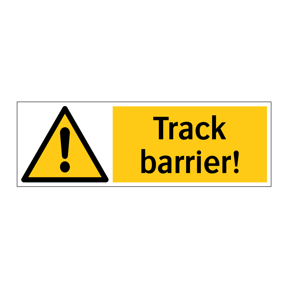 Track barrier!