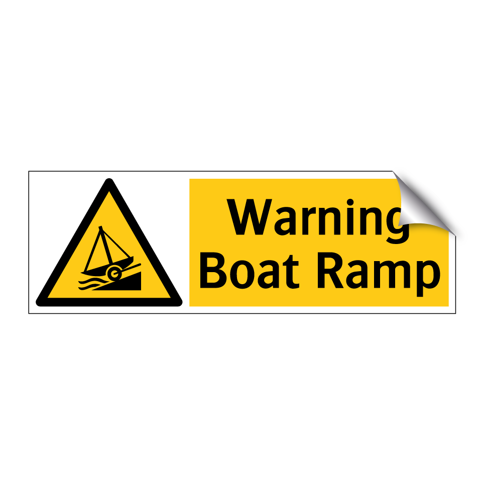 Warning Boat Ramp