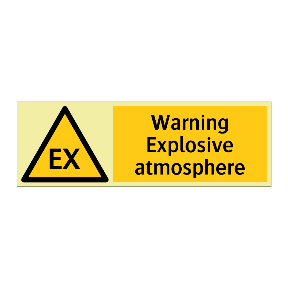 Warning Explosive atmosphere