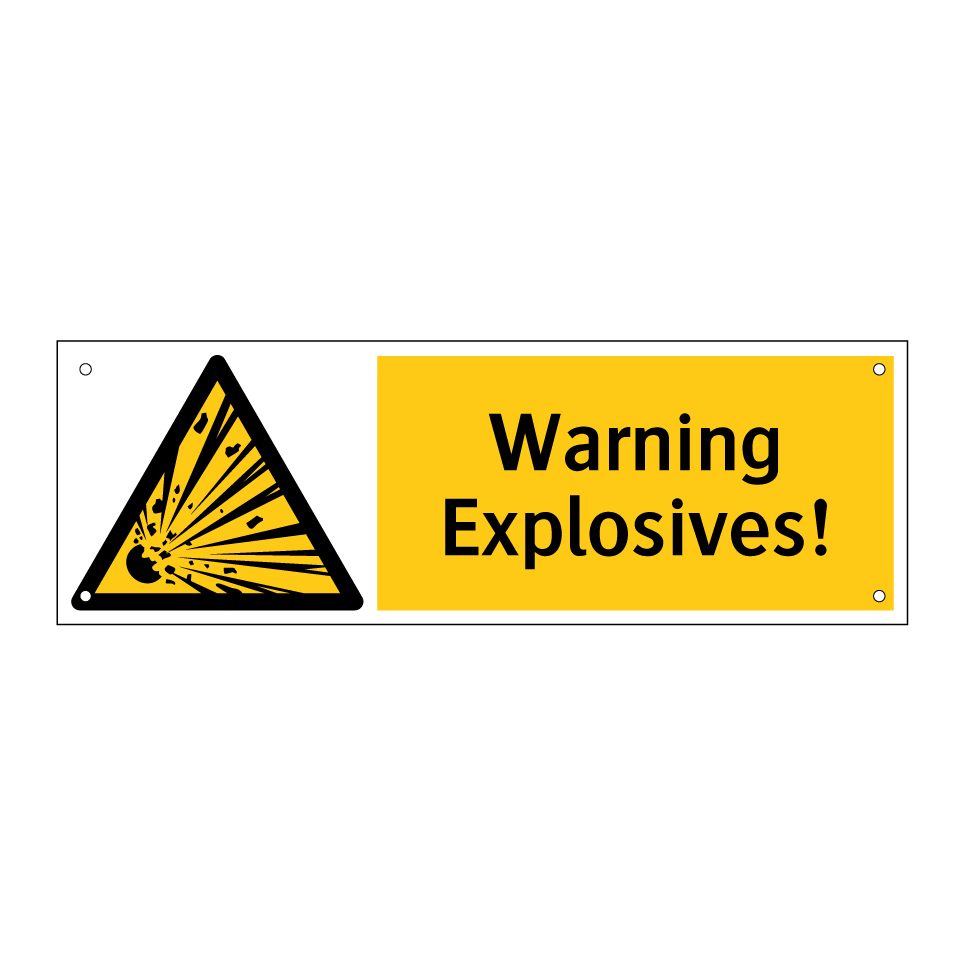 Warning Explosives!