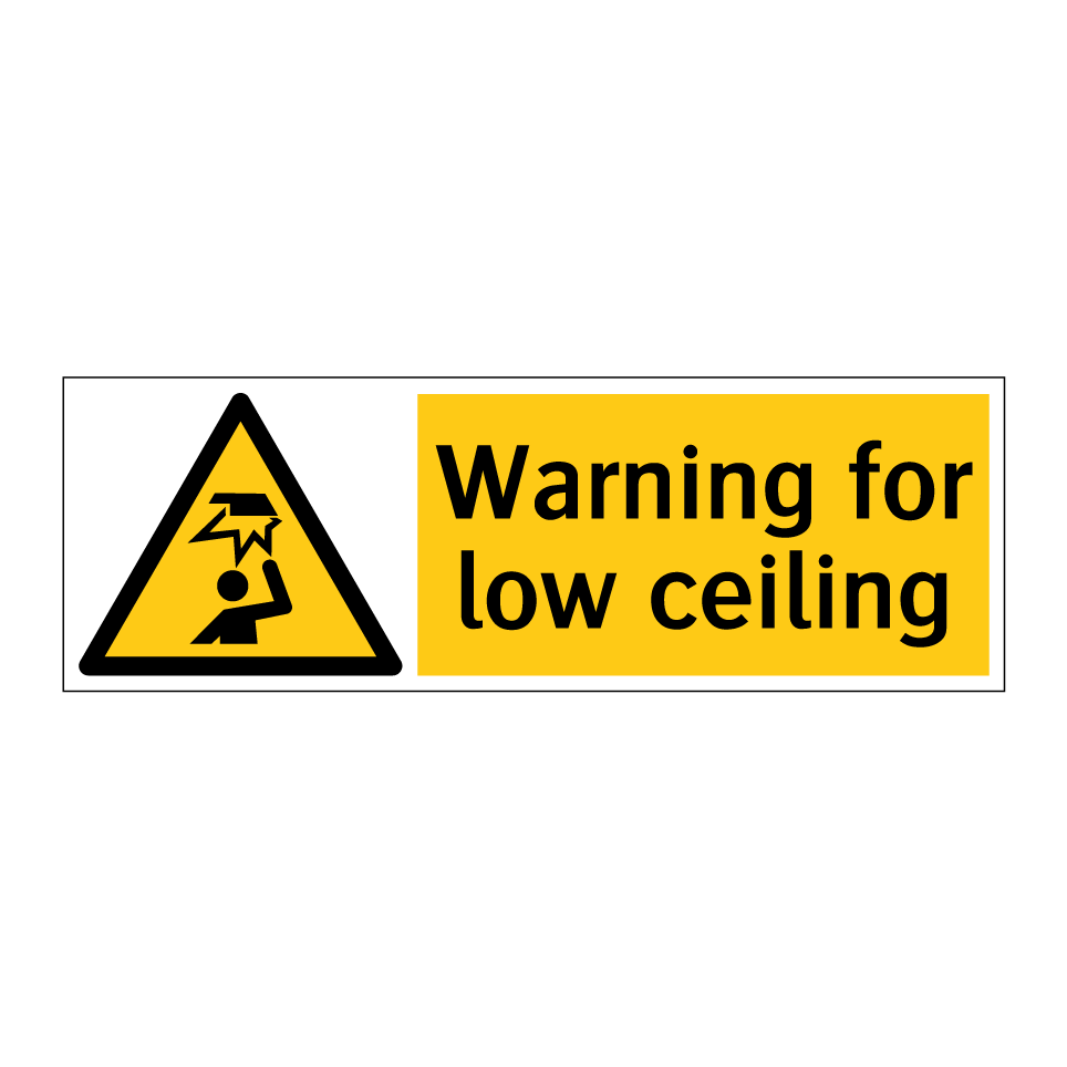 Warning for low ceiling