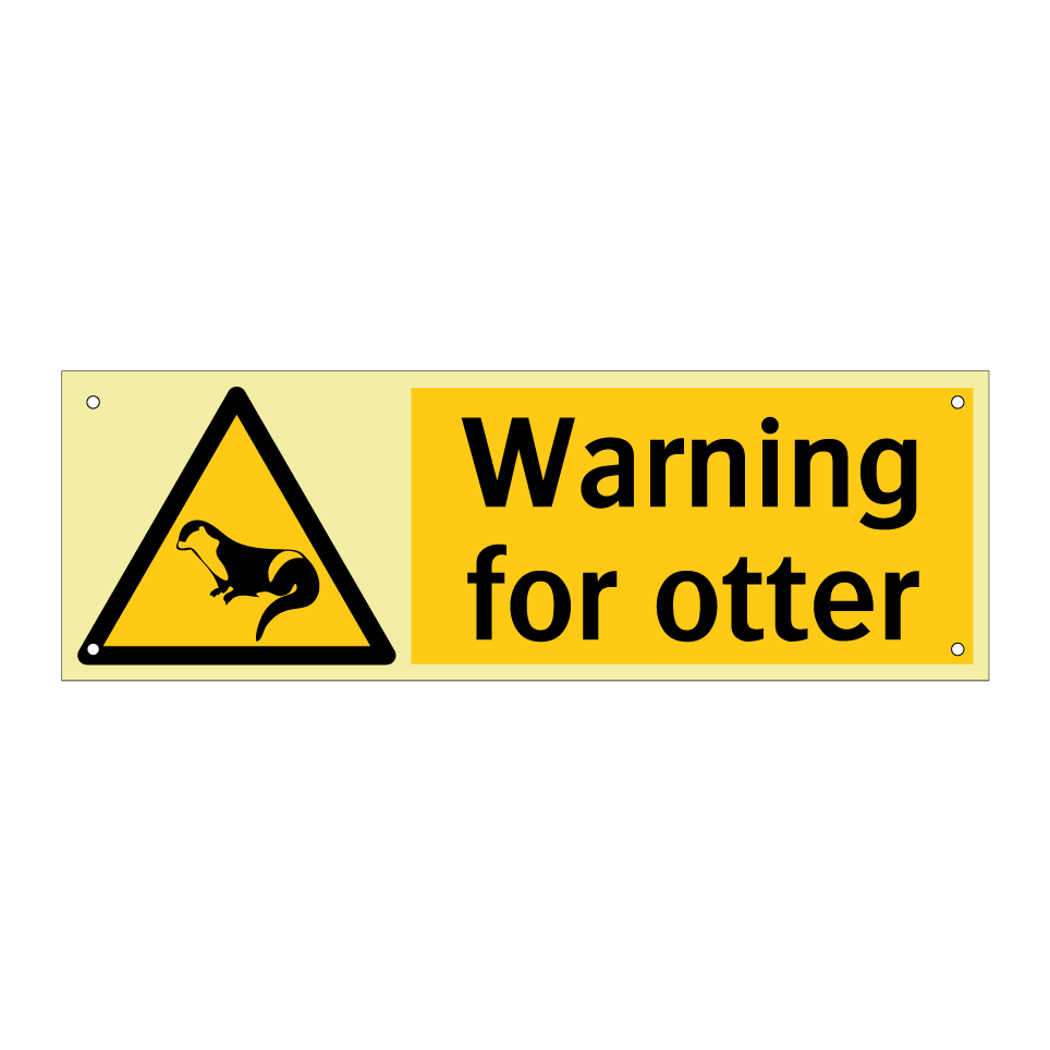 Warning for otter