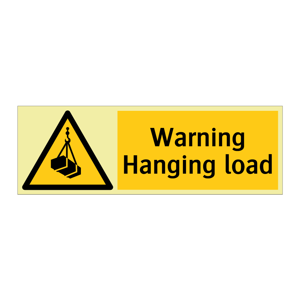 Warning Hanging load