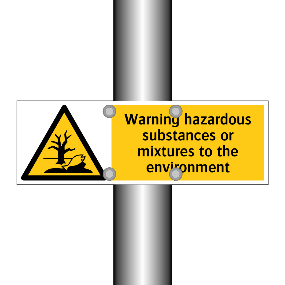Warning hazardous substances or mixtures to the environment