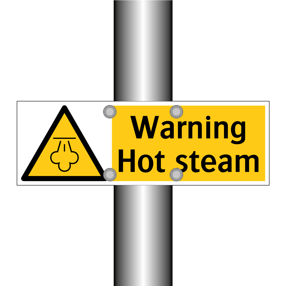 Warning Hot steam