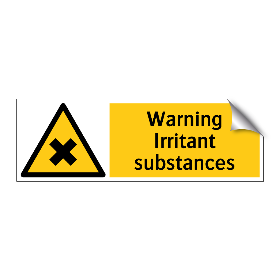 Warning Irritant substances