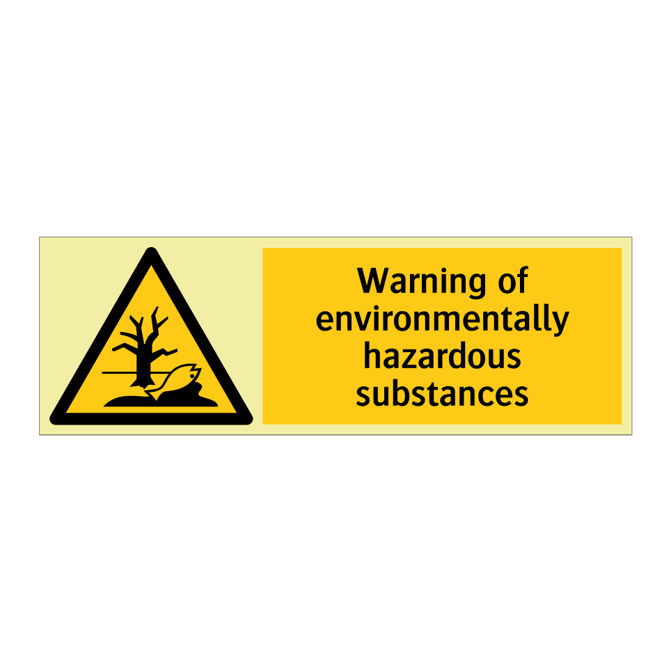 Warning of environmentally hazardous substances