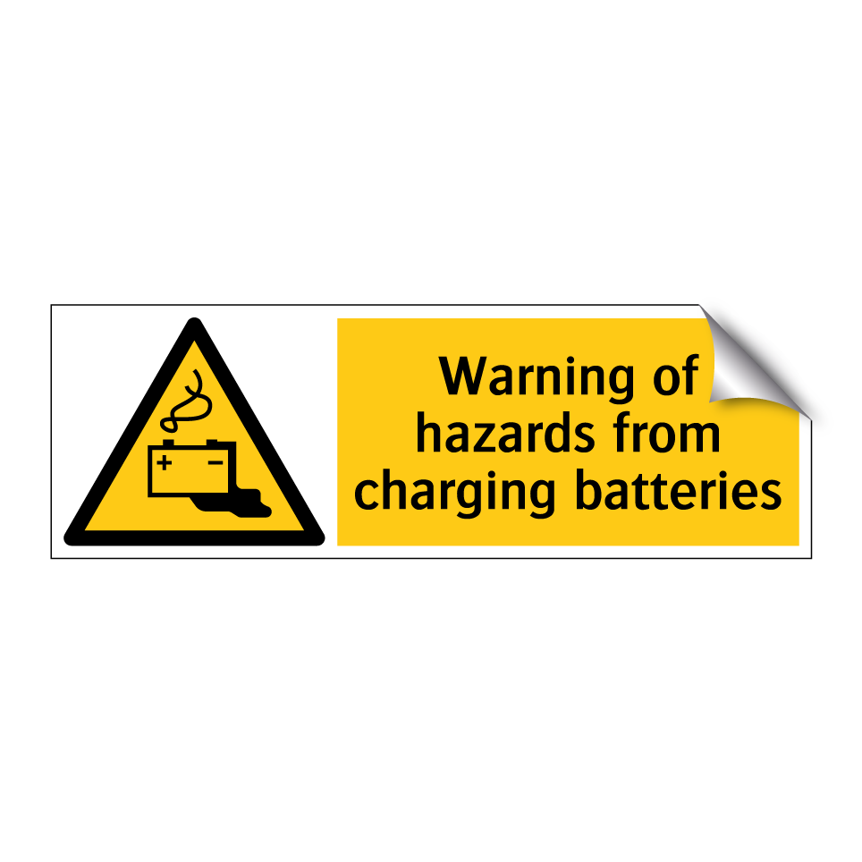 Warning of hazards from charging batteries