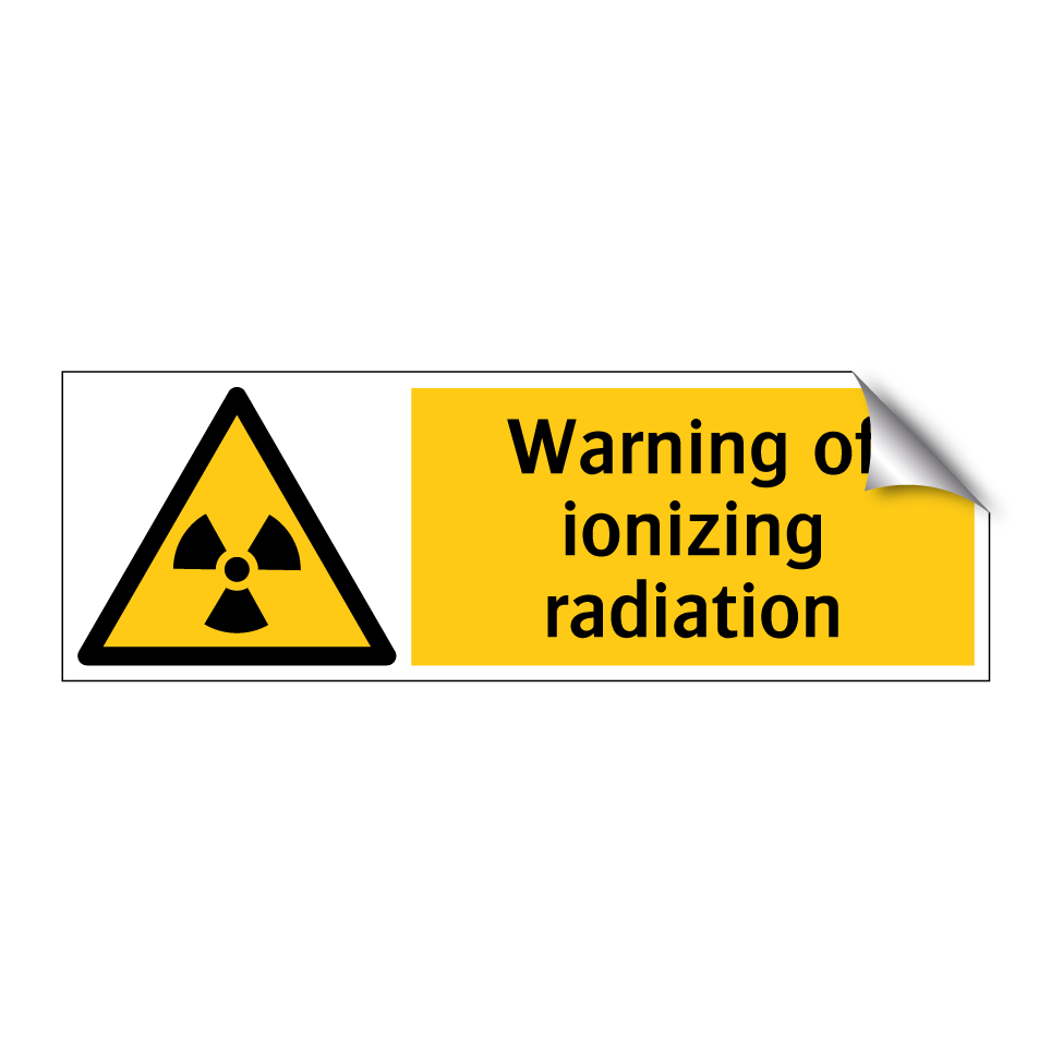 Warning of ionizing radiation