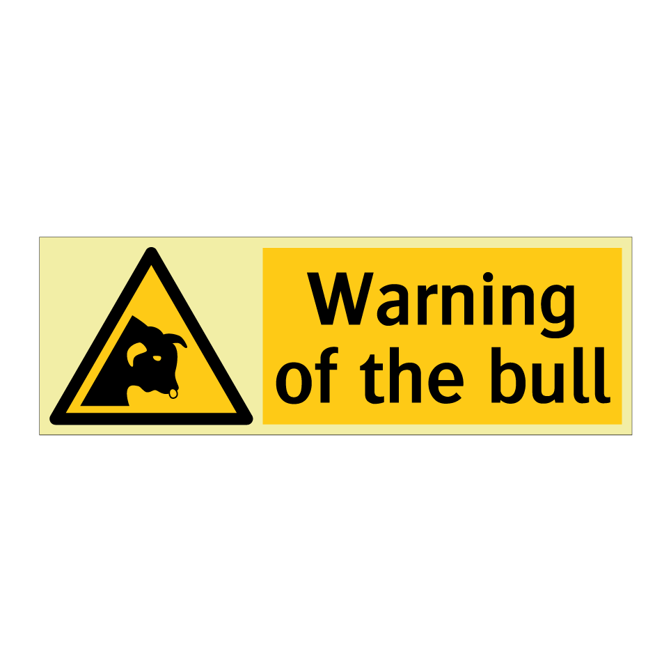 Warning of the bull