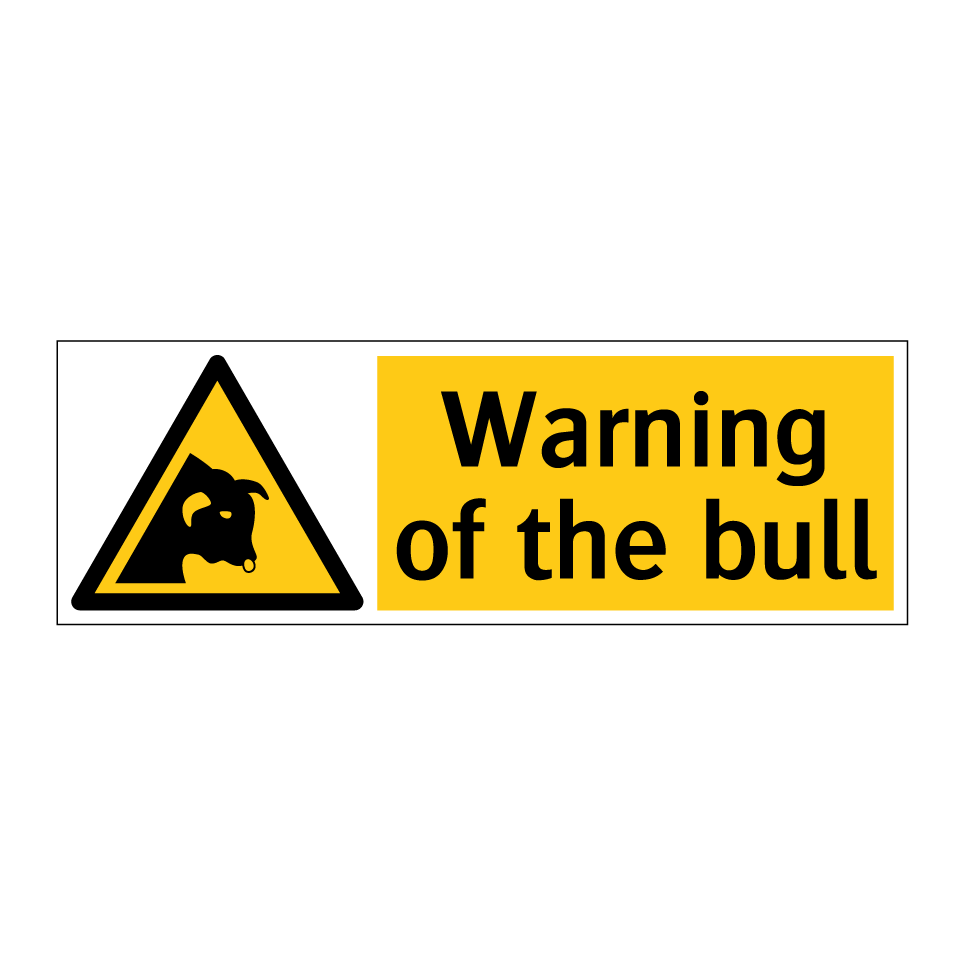 Warning of the bull