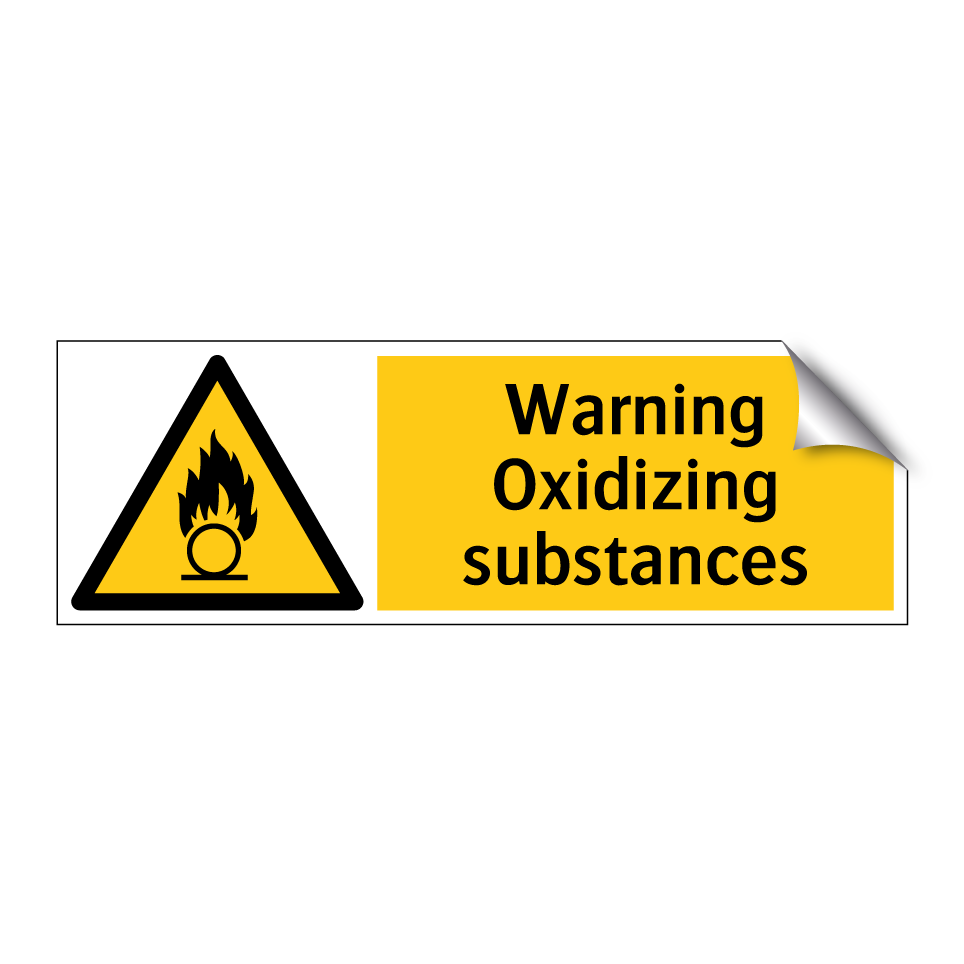 Warning Oxidizing substances