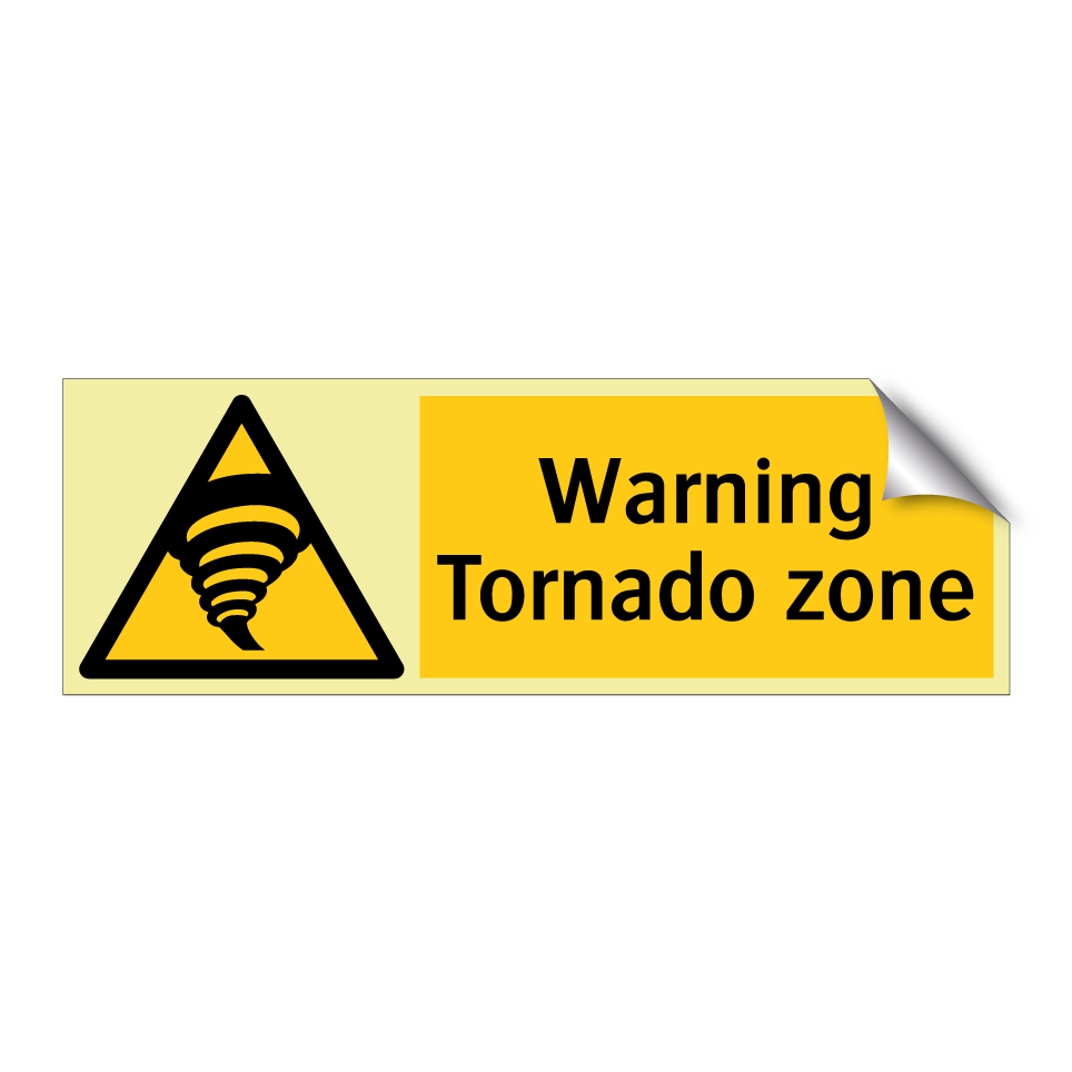 Warning Tornado zone