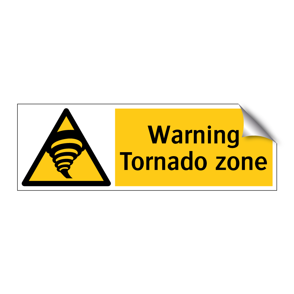 Warning Tornado zone