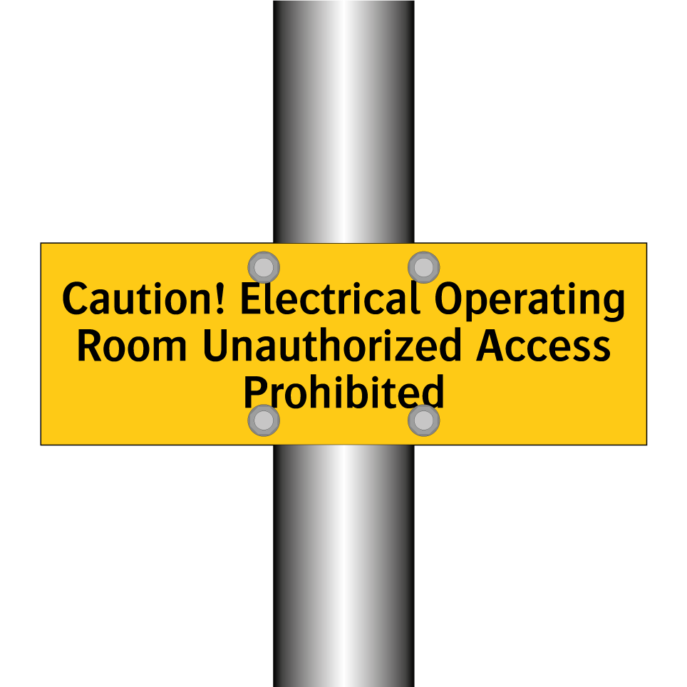 Caution! Electrical Operating Room Unauthorized Access Prohibited