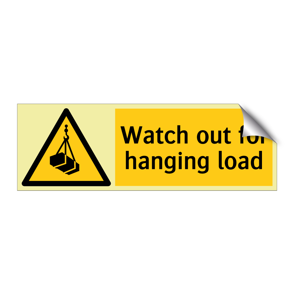 Watch out for hanging load