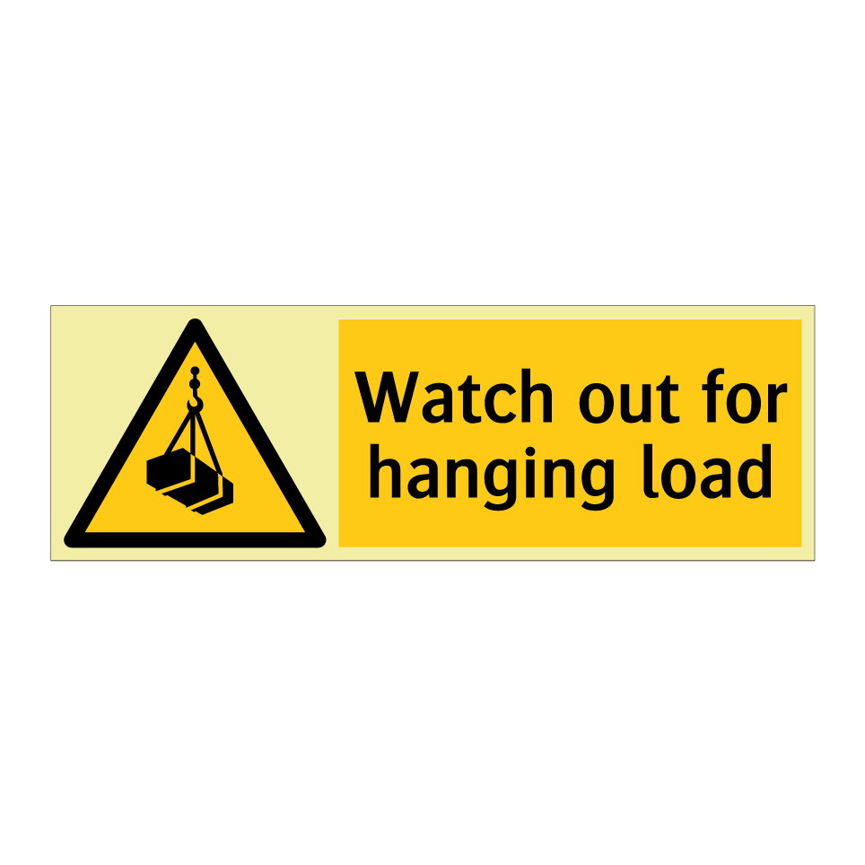 Watch out for hanging load