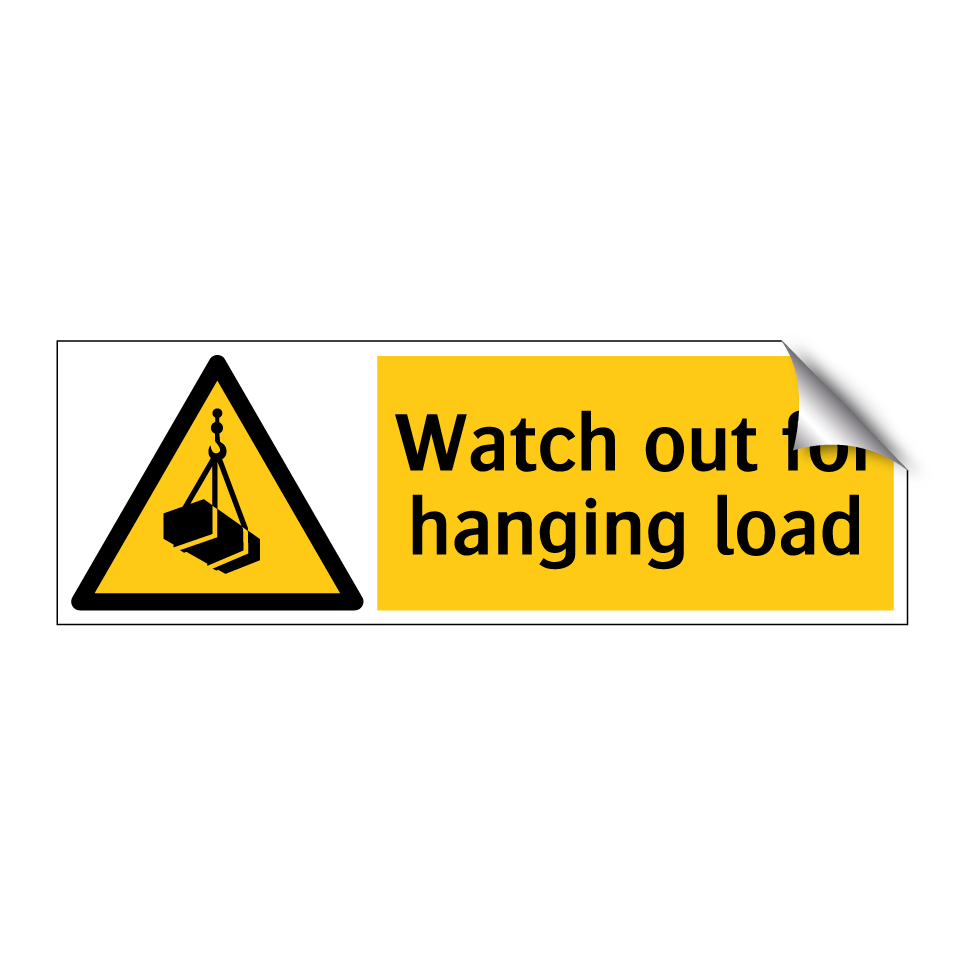 Watch out for hanging load