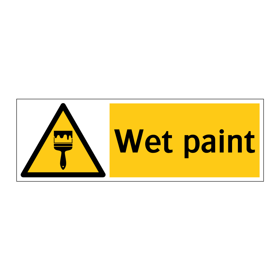 Wet paint