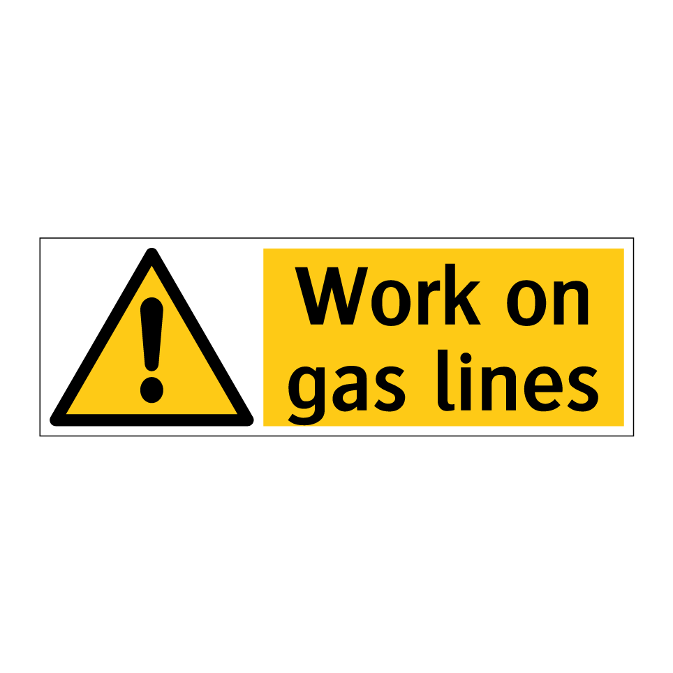 Work on gas lines
