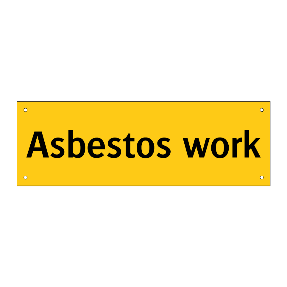 Asbestos work
