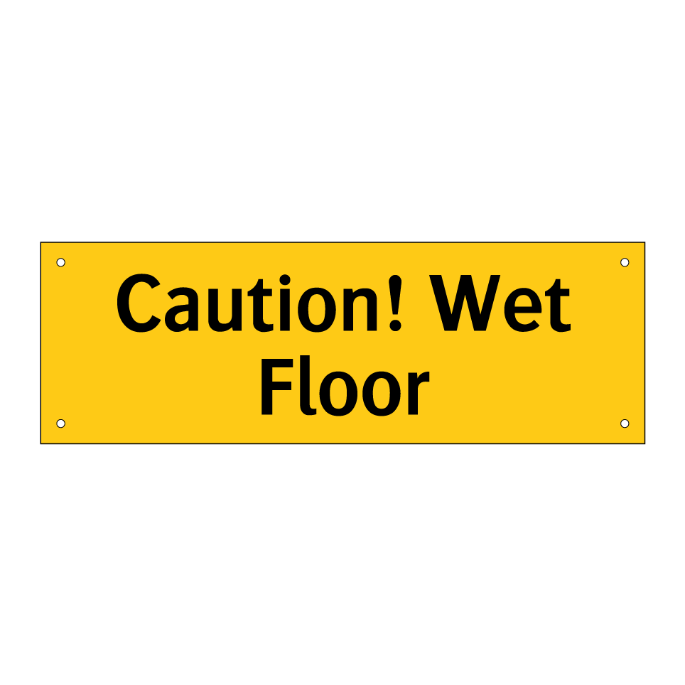 Caution! Wet Floor