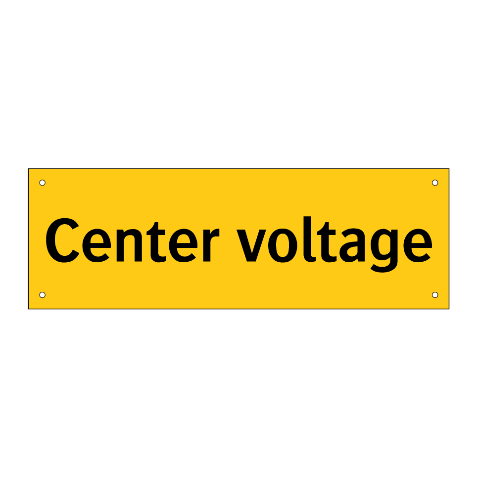 Center voltage