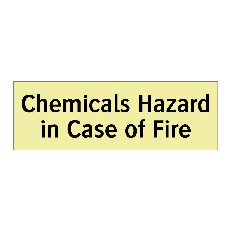 Chemicals Hazard in Case of Fire