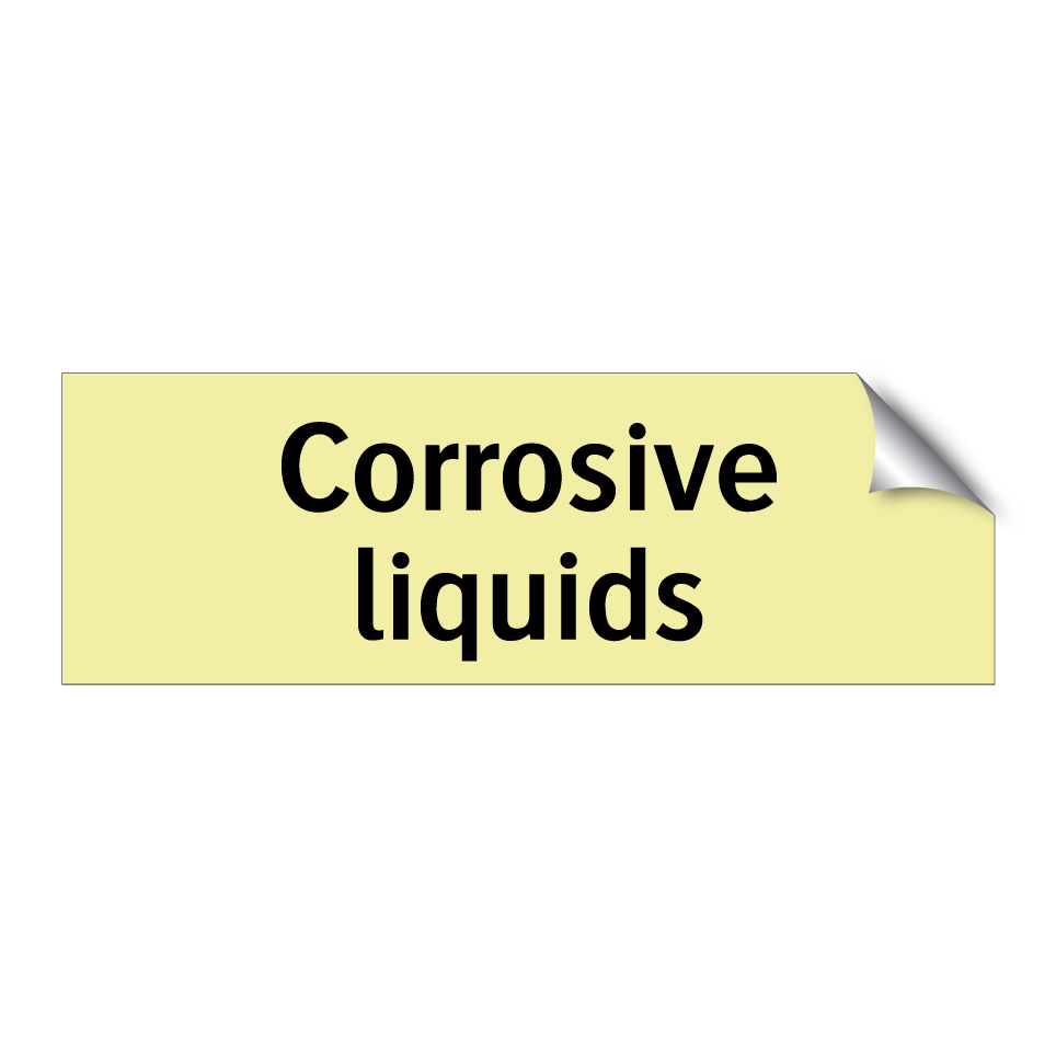 Corrosive liquids