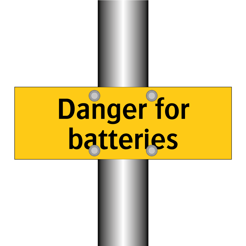 Danger for batteries