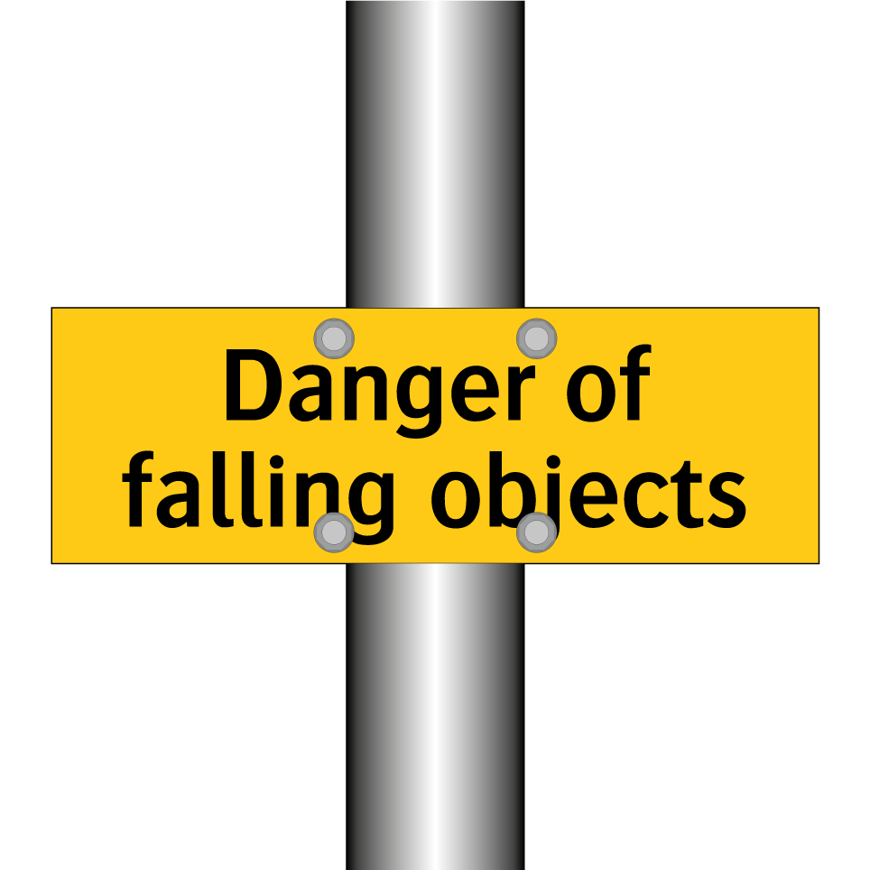 Danger of falling objects