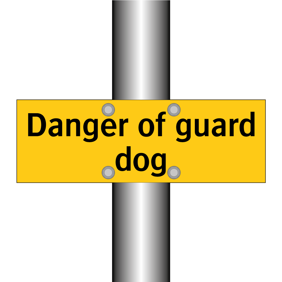 Danger of guard dog