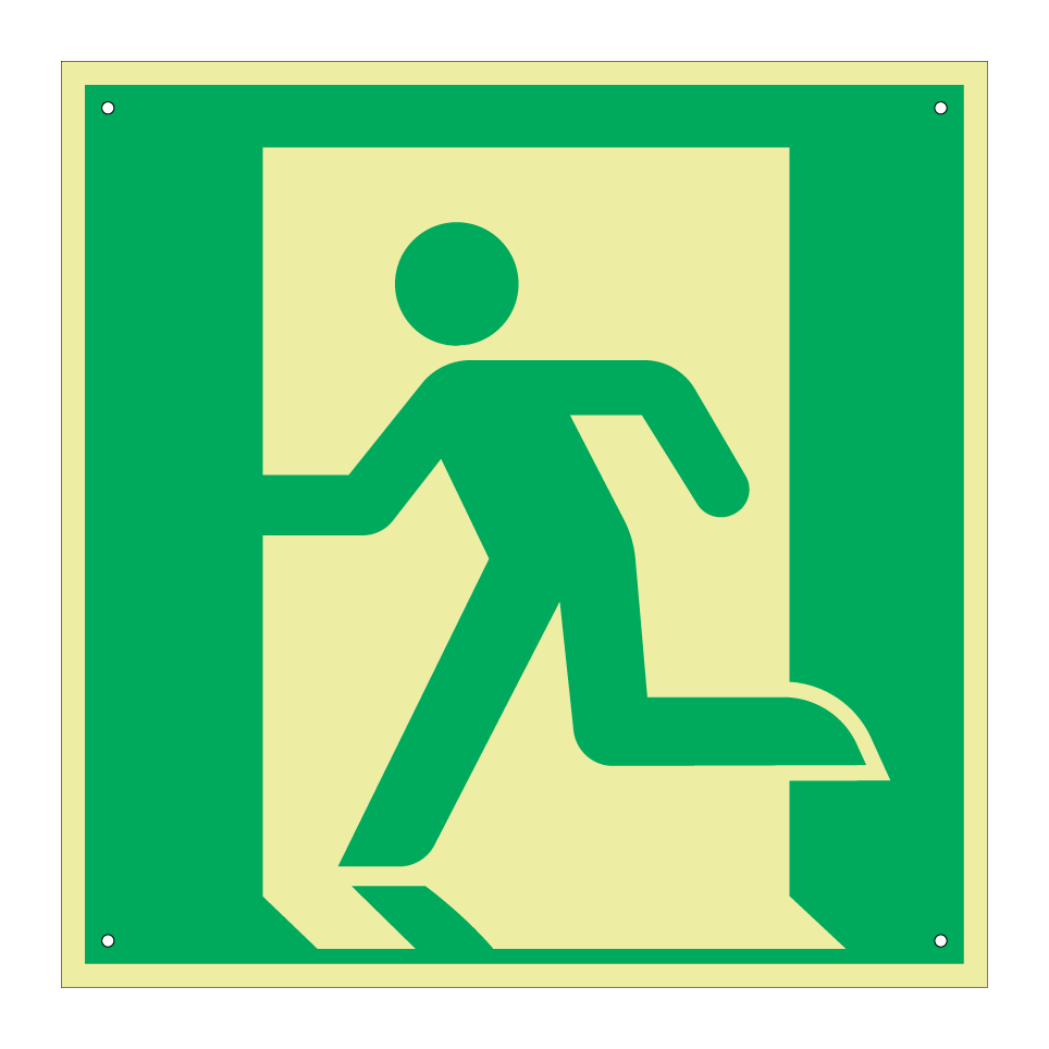E001 Emergency exit (left hand)