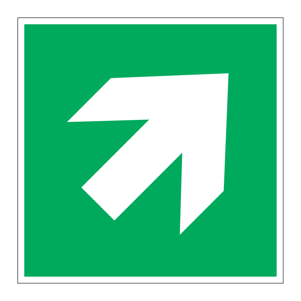 E006 Direction, 45° arrow (90° increments)