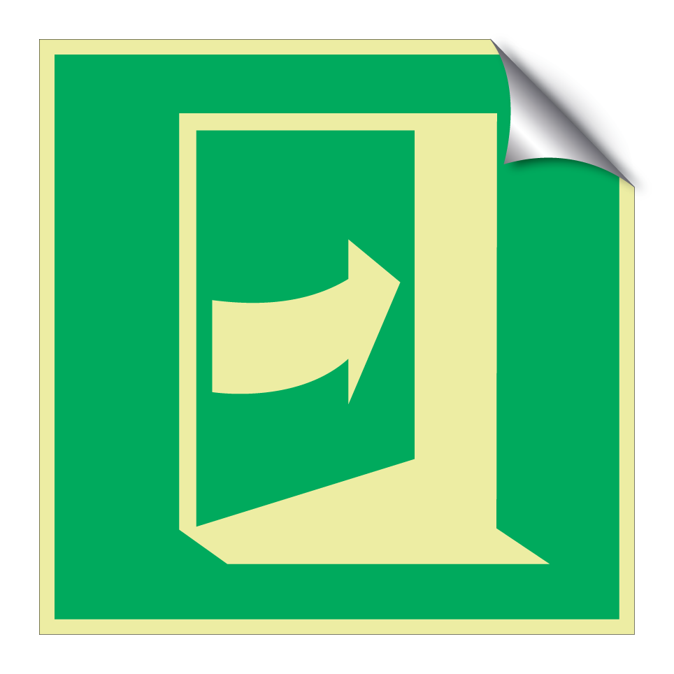 E023 Door opens by pushing on the right-hand side
