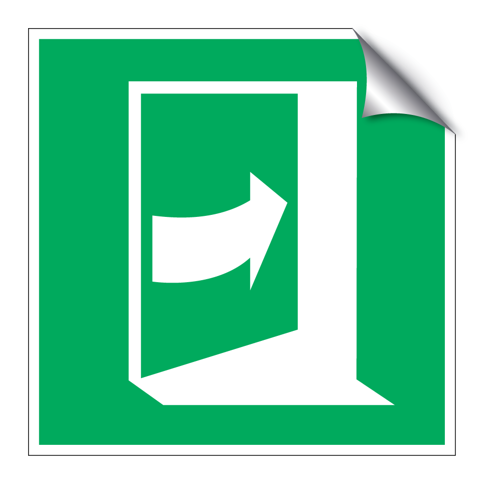 E023 Door opens by pushing on the right-hand side