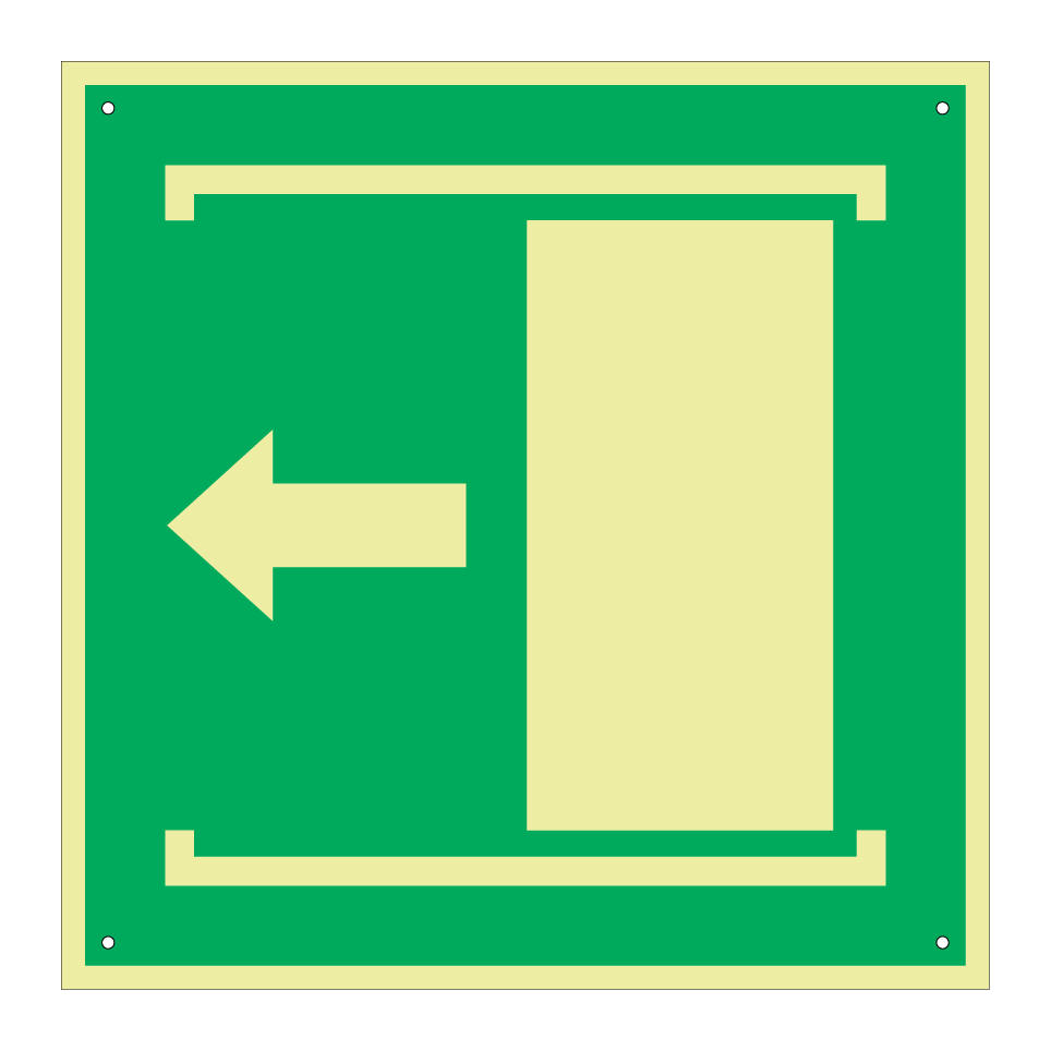 E034 Door slides left to open