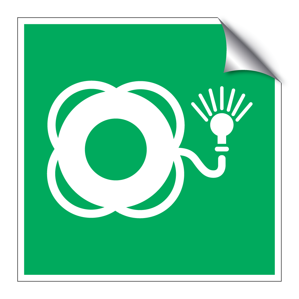E042 Lifebuoy with light