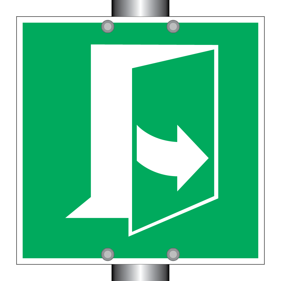 E057 Door opens by pulling on the left-hand side