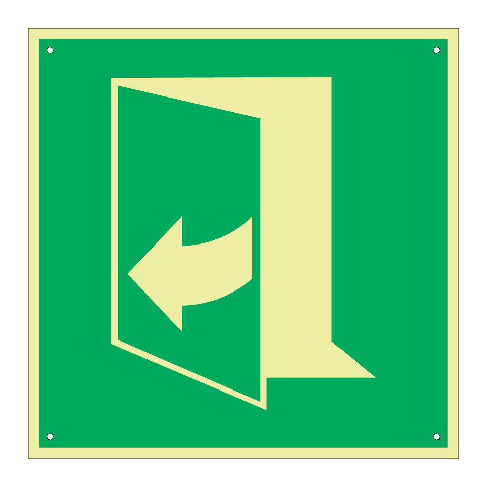 E058 Door opens by pulling on the right-hand side
