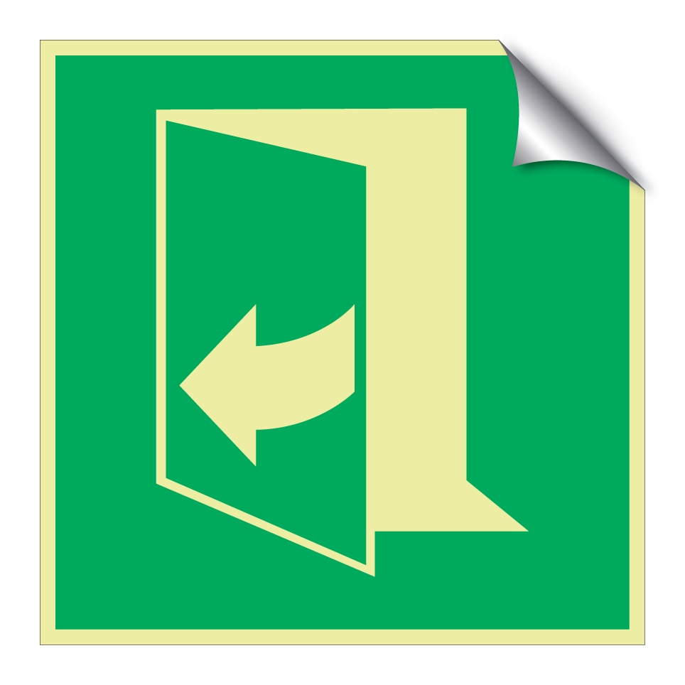 E058 Door opens by pulling on the right-hand side