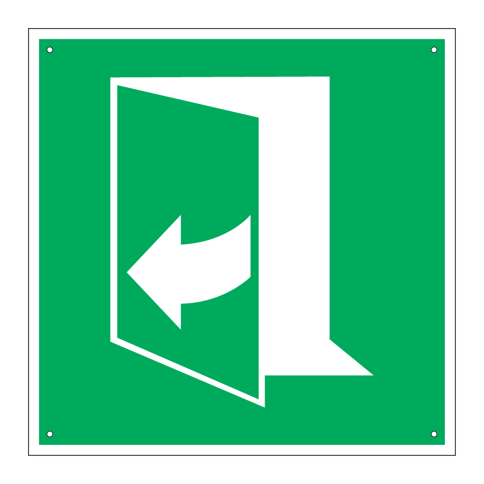 E058 Door opens by pulling on the right-hand side