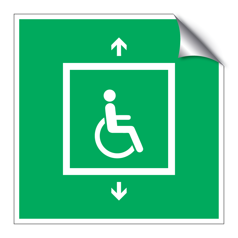 E070 Evacuation lift for people unable to use stairs